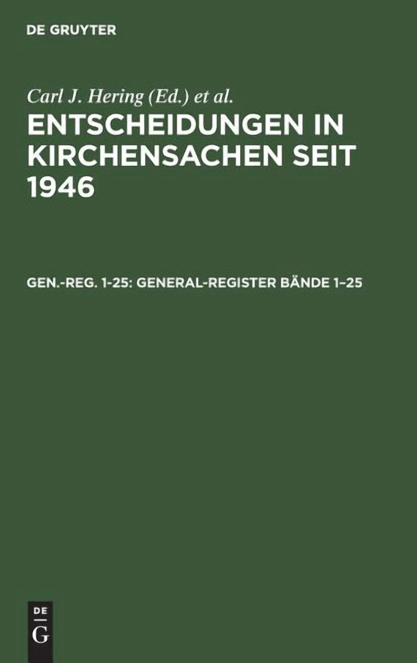 General-Register Bände 1-25 (Other) - Walmart Business Supplies