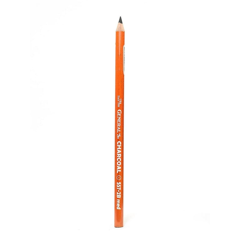 General's 557 Series Charcoal Pencils 2B Each Pack of 12