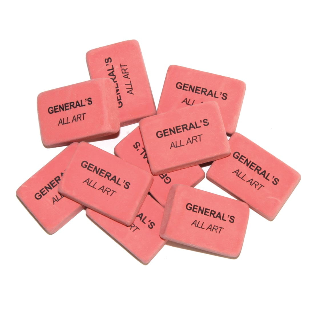 General's All-Art Pink Eraser 120-Count Tub