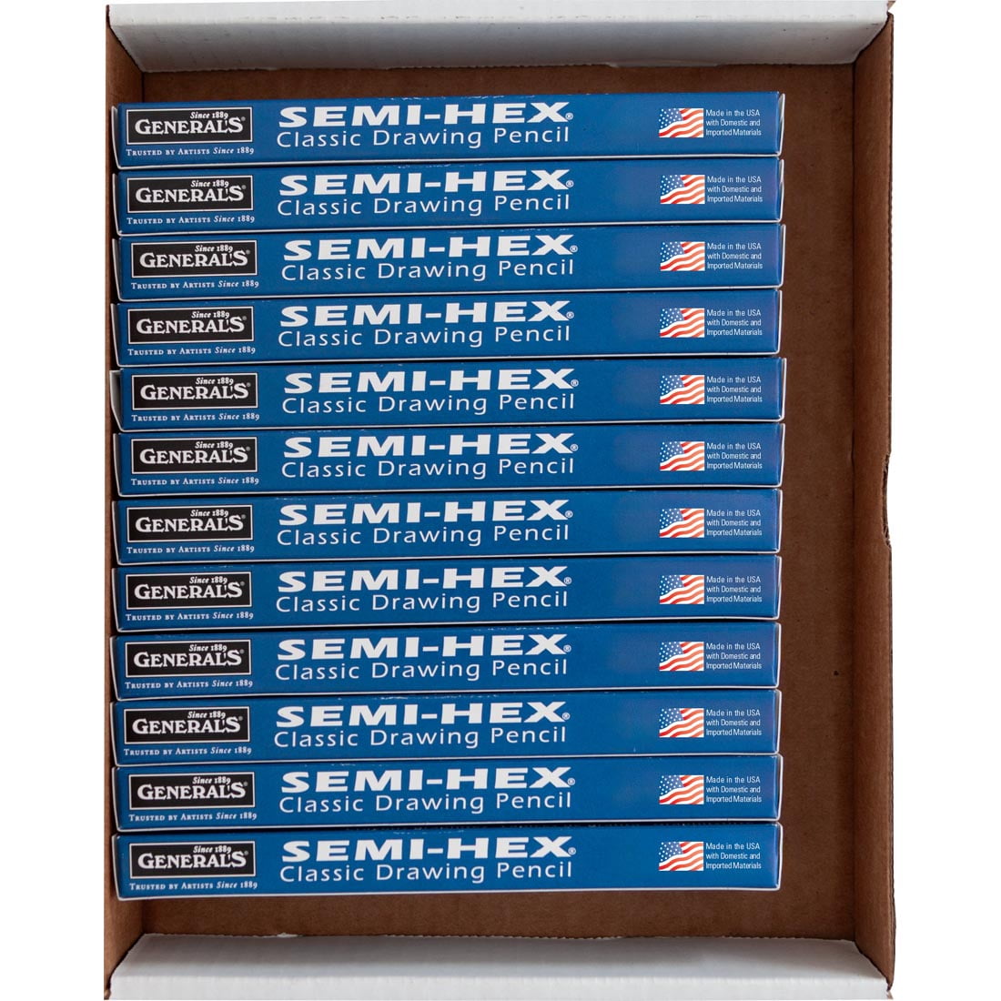 General's Drawing Pencil Classroom Assortment, Black, Set of 144