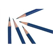 Generals Hexagonal Non-Toxic Drawing Pencil, 4B Thin Tip, Black, Pack of 12