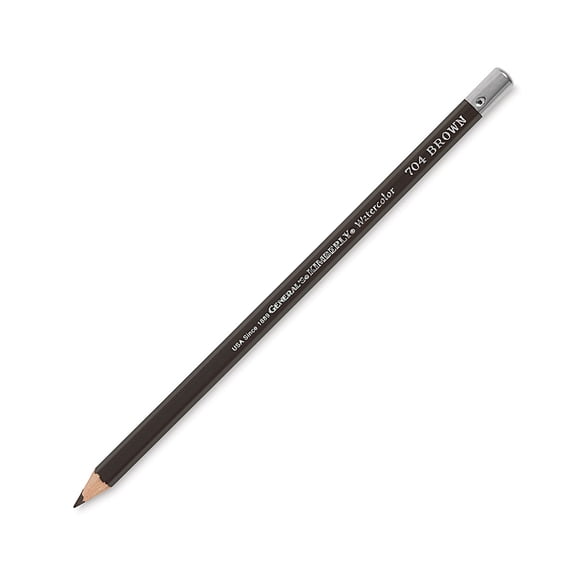 General's Kimberly Watercolor Pencil - Brown