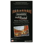 Generals Pastel Pencil 24-Color Set