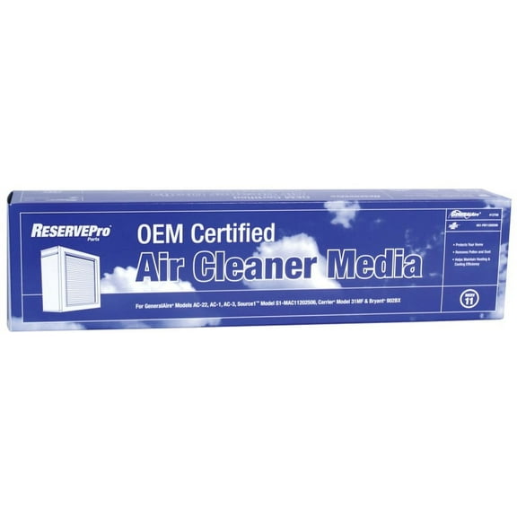 GeneralAire 12758 (2-Pack) - 17" x 28" x 6" RESERVEPro (#4001) Expandable Air Filter, MERV 11