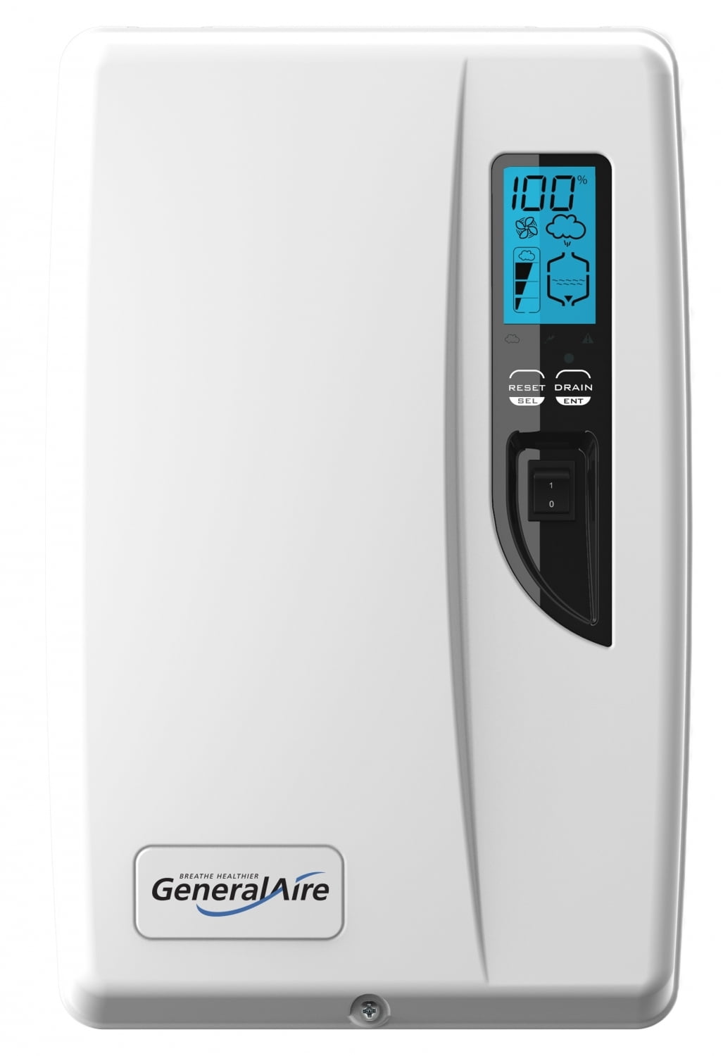 GeneralAire White Electrode Steam Humidifier with Humidistat
