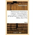 thumbnail image 1 of Generalites: Dictionnaire Historique, Critique, Chronologique, Géographique Et Littéral de la Bible. Tome 3 (Paperback), 1 of 1