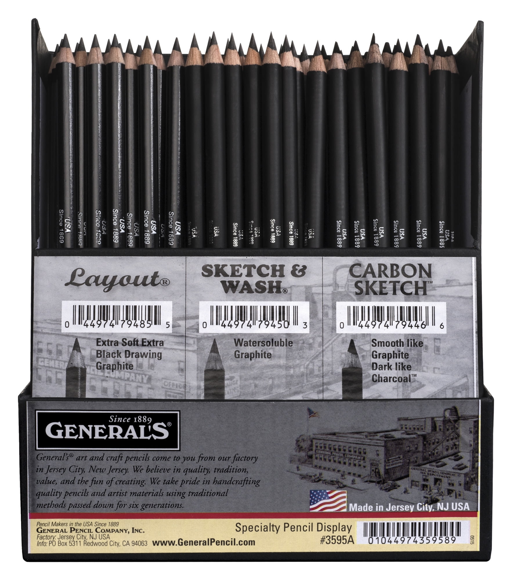 General's Specialty Pencils, Set of 108