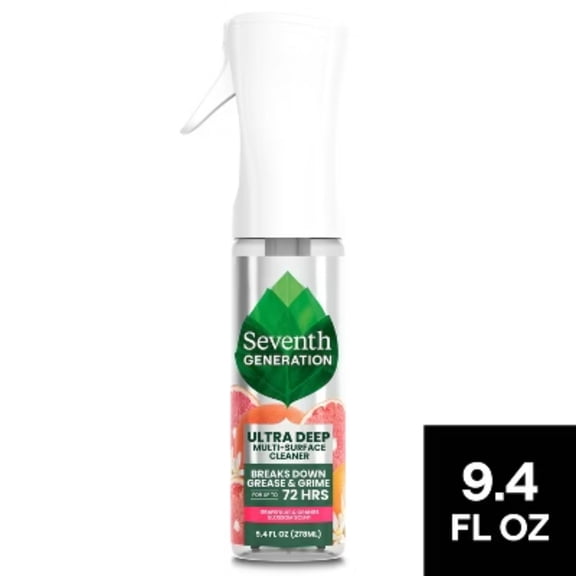 Generation Grapefruit Ultra Deep Surface All Purpose Cleaners - 9.4 fl oz: Spray Bottle, Liquid Form, Mirrors & Countertops