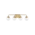 thumbnail image 1 of Generation Lighting 4000404 Bryce 4 Light 30" Wide Vanity Light - Brass, 1 of 1