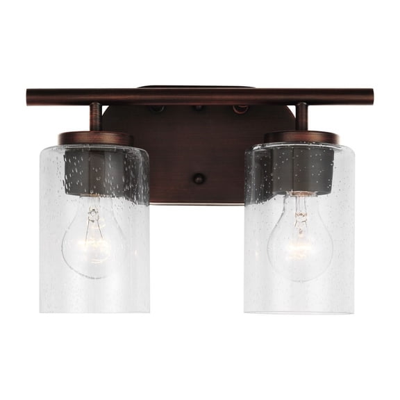 Open Box Generation Lighting 41171 Oslo 2 Light 13" Wide Bathroom Vanity Light - Bronze