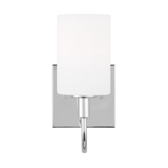 Open Box Generation Lighting 4157101En3 Oak Moore 10" Tall Led Bathroom Sconce - Chrome