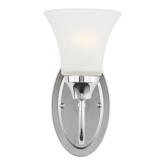 Generation Lighting 41806 Holman 10" Tall Bathroom Sconce - Chrome