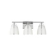thumbnail image 1 of Generation Lighting 4451803 Norman 3 Light 24" Wide Bathroom Vanity Light - Chrome, 1 of 1