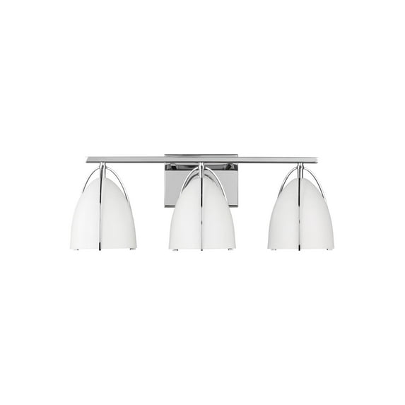 Generation Lighting 4451803 Norman 3 Light 24" Wide Bathroom Vanity Light - Chrome