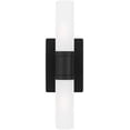 thumbnail image 1 of Generation Lighting 4465002-112 Keaton Vanity, 2-Light 80 Total Watts, Midnight Black, 1 of 11