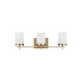 thumbnail image 1 of Generation Lighting 4490303 Zire 3 Light 24" Wide Bathroom Vanity Light - Brass, 1 of 7