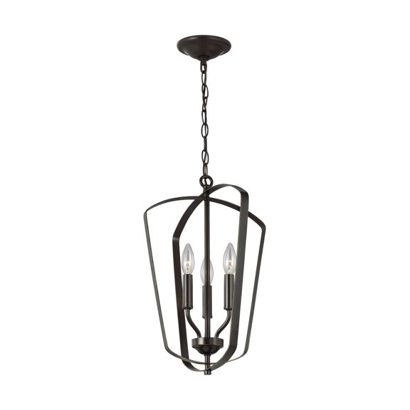 Generation Lighting 5134903 Romee 3 Light 13" Wide Pendant - Bronze