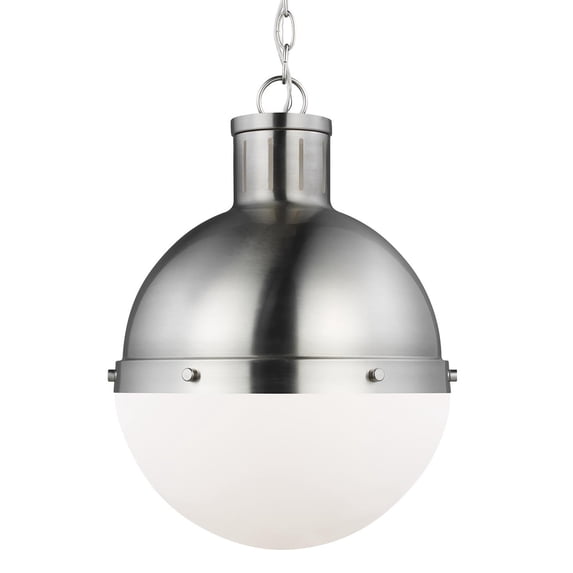 Generation Lighting 6577101 Hanks 13" Wide Pendant - Nickel
