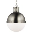 thumbnail image 1 of Generation Lighting 6577101 Hanks 13" Wide Pendant - Nickel, 1 of 7