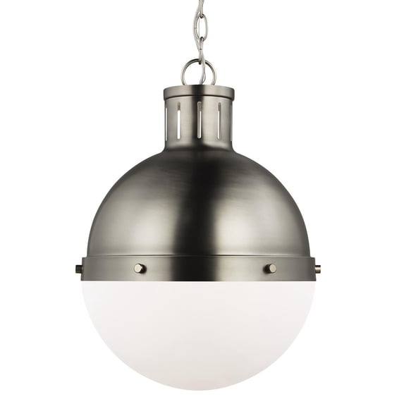 Generation Lighting 6577101 Hanks 13" Wide Pendant - Nickel