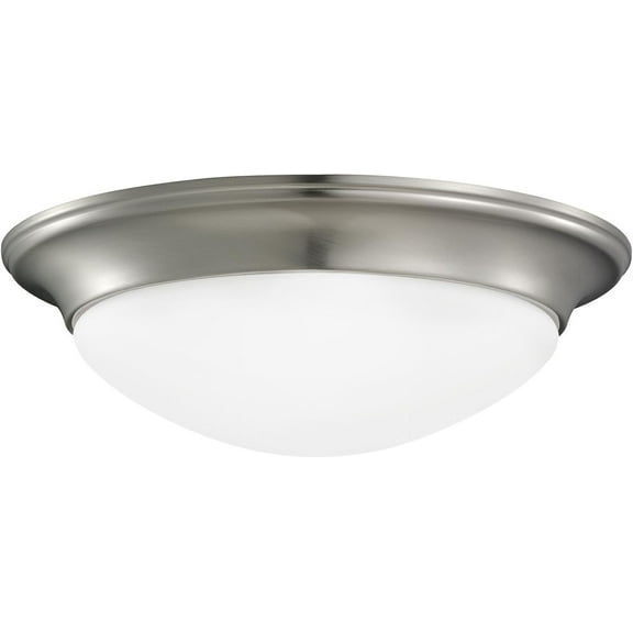 Generation Lighting 7543493S-962 Nash Small LED - Light Ceiling Flush Mount Ceiling Fixture, Brushed Nickel