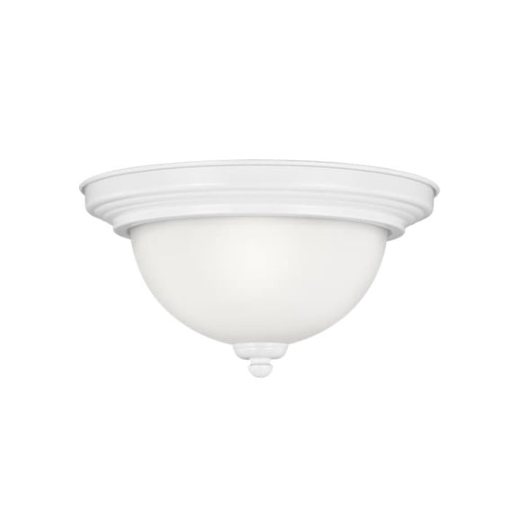 Generation Lighting 77064 Geary 2 Light 13" Wide Outdoor Flush Mount Bowl Ceiling Fixture