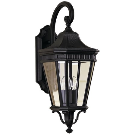 Generation Lighting Cotswold Lane 23 3/4" High Black Outdoor Wall Light