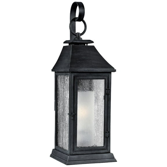 Generation Lighting Shepherd 19" Weathered Zinc Outdoor Wall Light