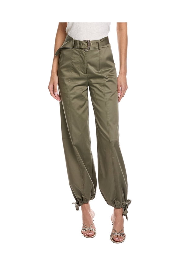 womens Brandi Gabardine Pant, 0, Green