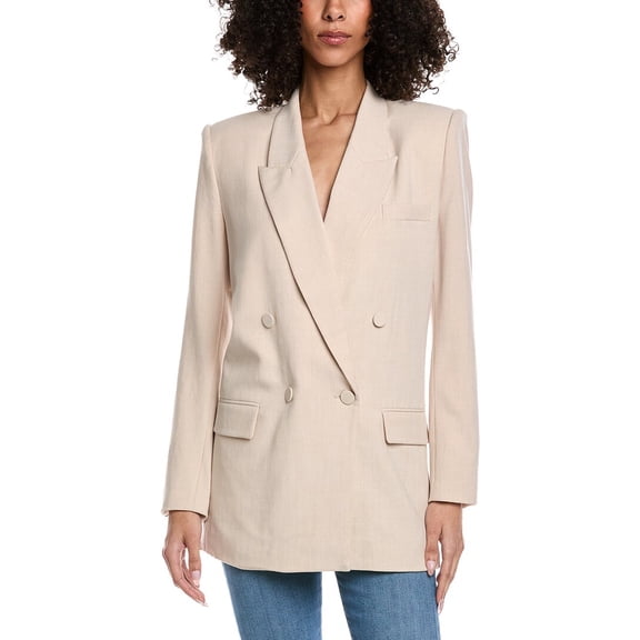 Generation Love womens Destin Light Suiting Blazer, XL, Brown