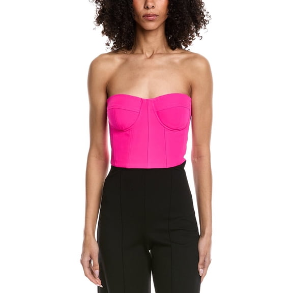 Generation Love womens Elaia Crepe Bustier, l, Pink
