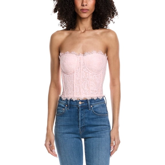 Generation Love womens Enya Lace Bustier, xs, Pink