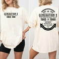 thumbnail image 1 of Generation X Custom Year of Birth T-Shirt – 100% Cotton Unisex Vintage Menswear Tee, 1 of 5