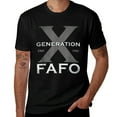 thumbnail image 1 of Generation X Funny FAFO Mens T Shirts Cotton Short Sleeve T-Shirt Crew Neck Tees Casual Shirt, 1 of 5
