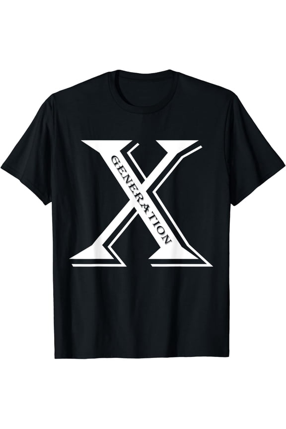 Generation X T-Shirt Gen X 60s 70s 80s Birthday Graphic Tee