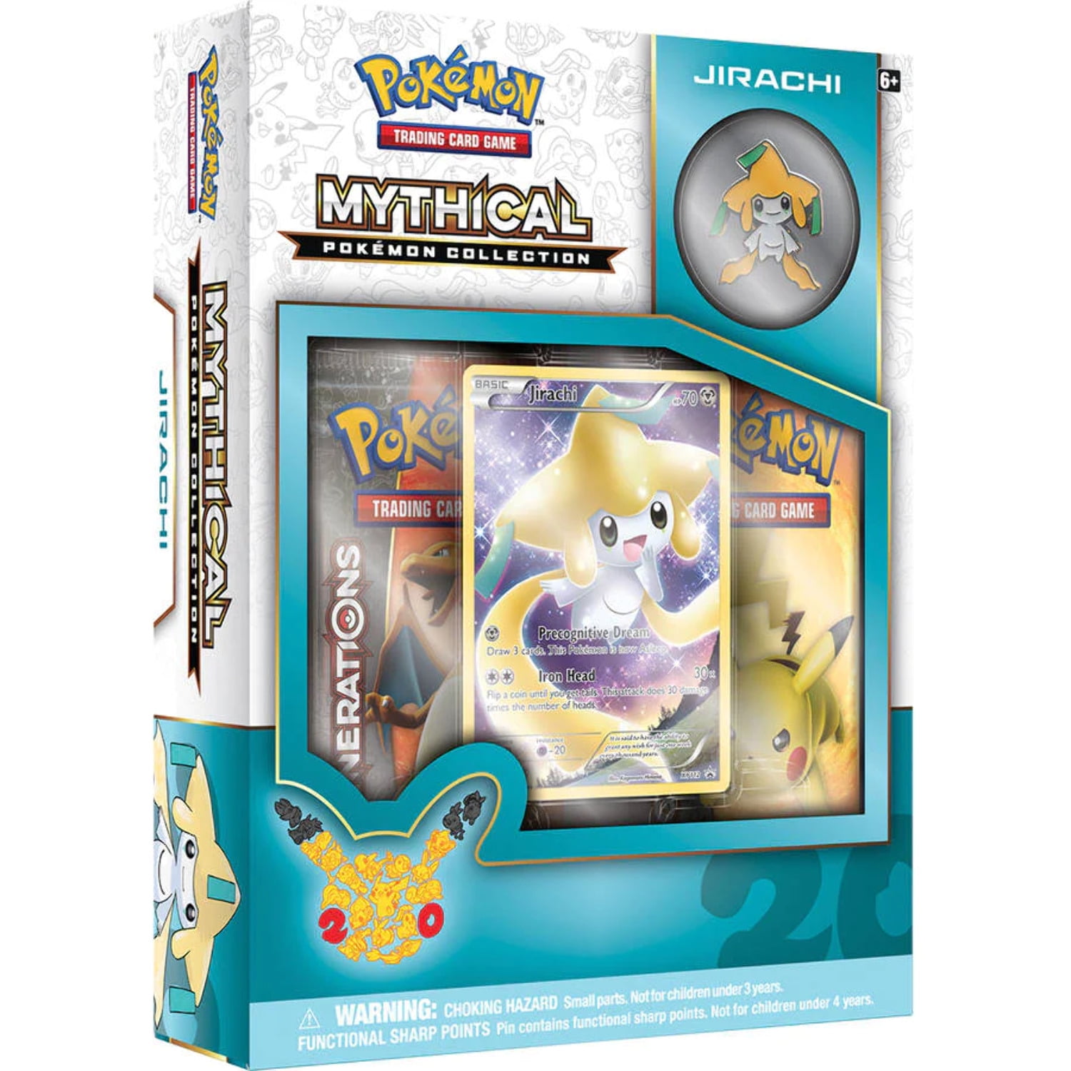 Pokemon 2016 Mythical Pin Box Jirachi - Walmart.com