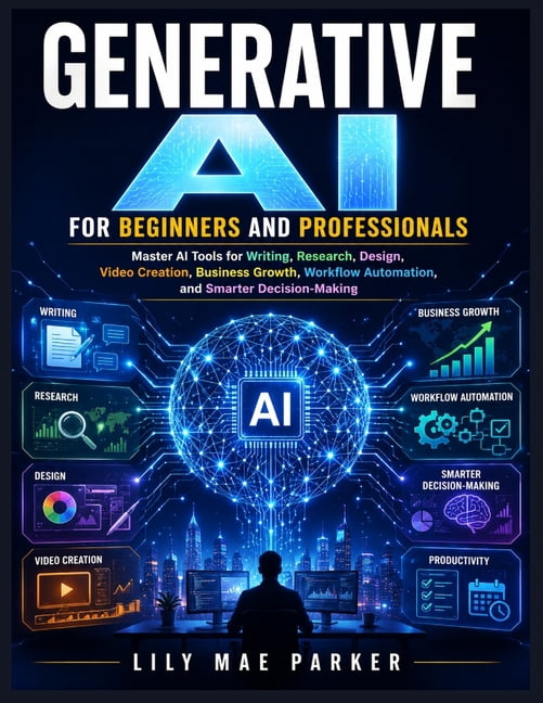 Generative AI for Beginners and Professionals: Master AI Tools for Writing, Research, Design, Video Creation, Business G, (Paperback)