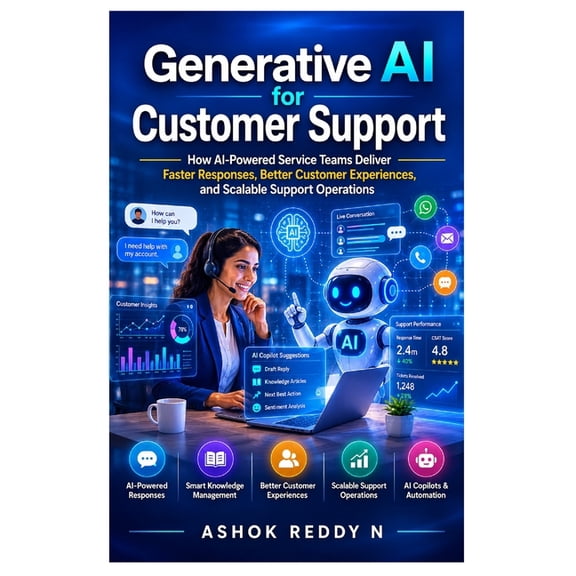 Generative AI for Customer Support: How AI-Powered Service Teams Deliver Faster Responses, Better Customer Experiences, , (Paperback)