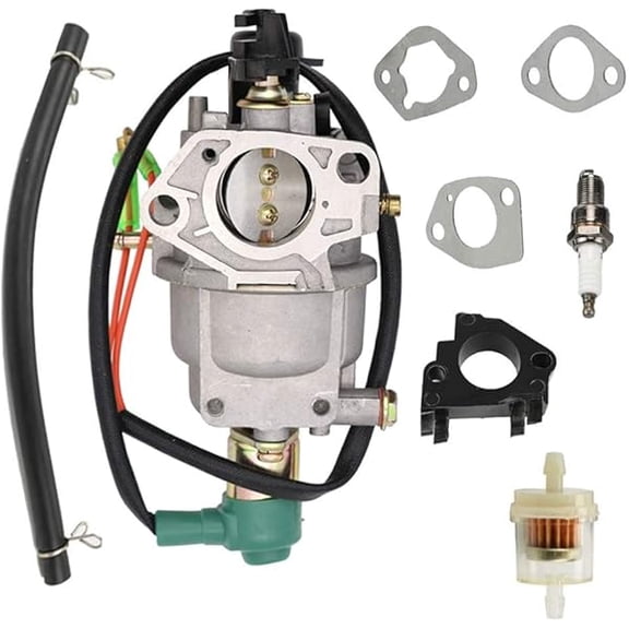 Generator Carburetor Kit compatible with Kingcraft 389CC 13HP 1705 1705-6000 6000W6500W Generators, Easy Install, Stable Performance for Home Backup Power, DIYers