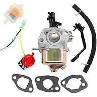 Generator Carburetor compatible with Powermate PM0103008 212cc 30003750 Watt, Easy Install, Stable Performance for Home Backup Power & Property Maintenance, DIYers