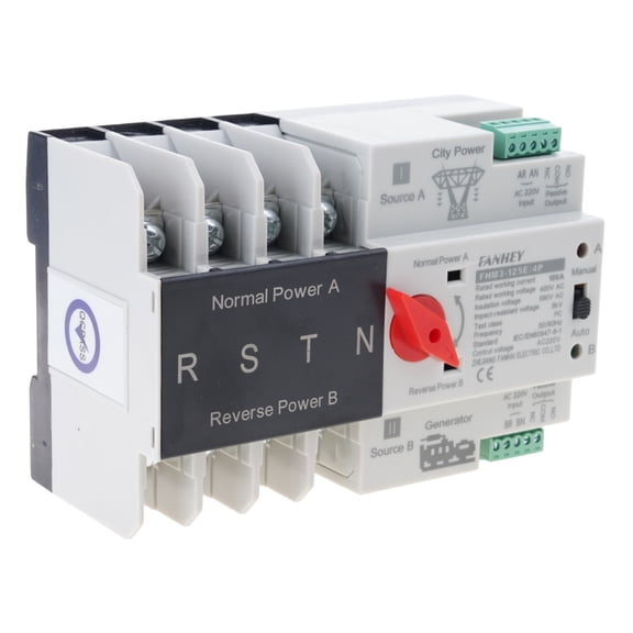 Generator Changeover Switches Electrical Selectors Switches 4P 100A Automatic Transfer Switches for Emergencies Power
