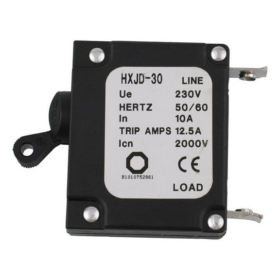 Generator Circuit Breaker 51x42x19mm 2-3kW 10A Power Switch 168F/170F 3-phase CircuitBreaker 3-phase Engine Generator