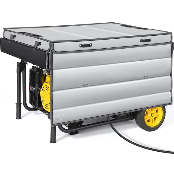 GenArmor Waterproof Generator Cover While Running, Heavy Duty Running Tent for 4000W-13000W Generators,Gray