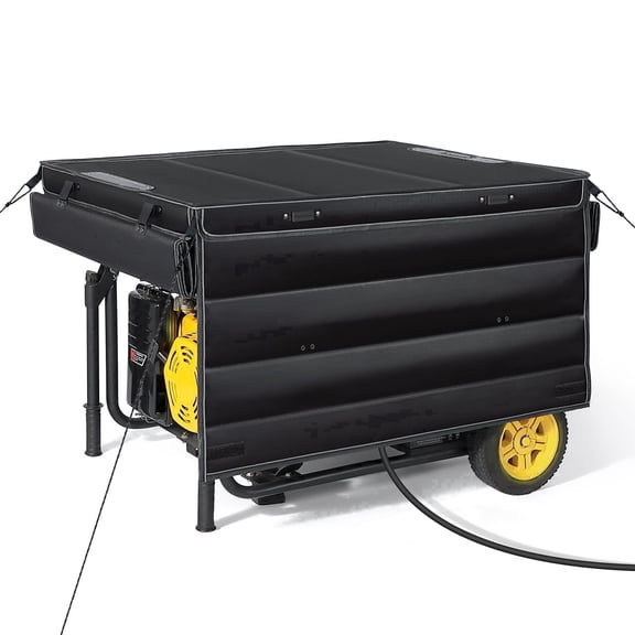 GENARMOR Waterproof Generator Cover for Running Windproof, 4000-13000W, Black