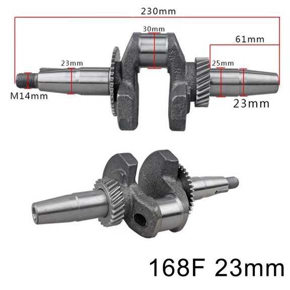 Generator Engine Crankshaft Designed to Fit Multiple Models Including 168F