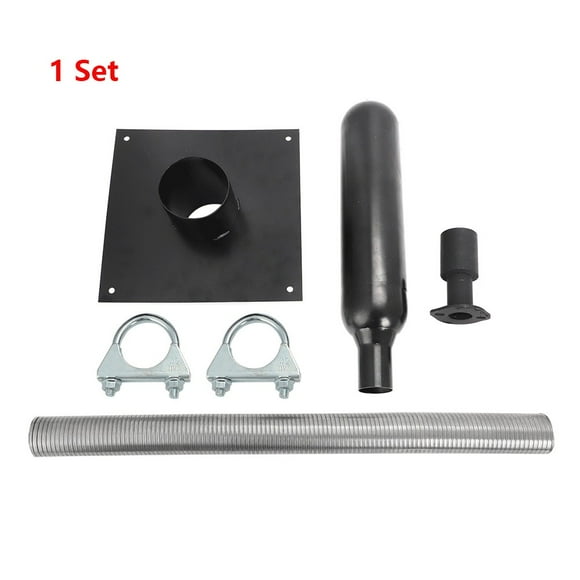 Generator Exhaust Extension Muffler Kit For Portable Generators Insulated Through Wall Mounting For Noise Reduction