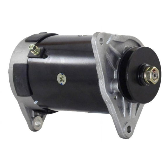 Golf Cart Starter Generator 12V Reversible Compatible with EZGO Marathon 2-Stroke Robin Engine Medalist Robin 244cc Gas with Correct GSB107-03 Front Frame and Pulley GSB107-03B GSB10703