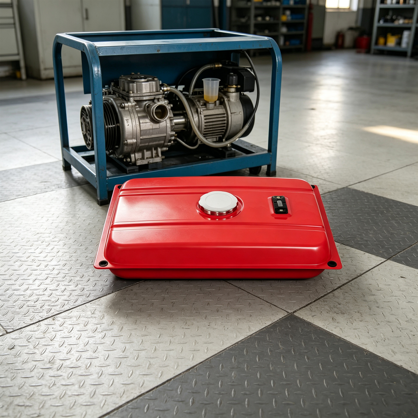 Generator Fuel Tank 15L Fuel Tank Fuel Tank For Most Generators Red Generator Fuel Tank 15L Fuel Tank Fuel Tank For Most Generators Red