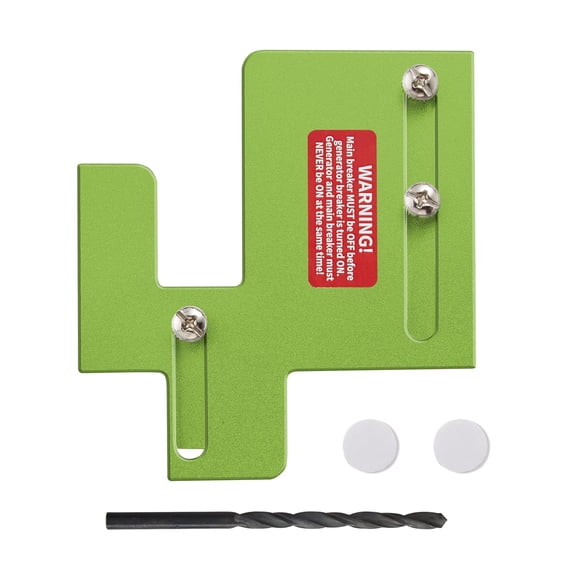 Generator Interlock Kit Green Eaton/Cutler Hammer, for EAT Series 150A/200A Breaker Box, 1 1/4 to 1 7/16 Inches Space on Main & Generator Circuit Panel, Professional and Interlock Kit