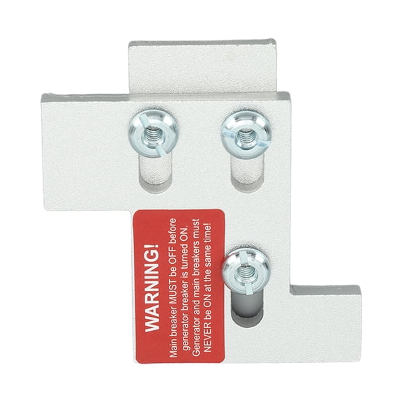 Generator Interlock Plate Kit for GE 150 Amp and 200 Amp Panels, Horizontal Electrical Control Interlock Switch Device (1-1/4 inches / 3.18 cm)